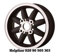 Classic Mini 5x12 Rose Petal one Alloy Wheel (NEW)