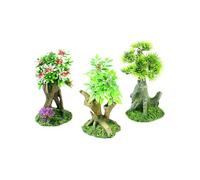 CLASSIC Mini Bonsai Assorted 65mm | Hand-Painted Resin Decoration for Freshwater Fish Tanks & Aquascapes