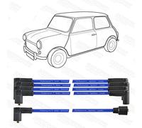 Classic Mini HT Leads 8mm Double Silicone in Blue