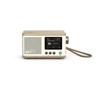 Classic Mini - The Charming Portable Digital Radio, Cotton White/Oak