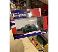 Classic Mini Union Jack Corgi Diecast Model Best of British 1:43 Scale Green