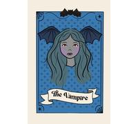 Classic Monster Notebook - Volume #1: The Vampire: Classic monster tarot card themed multipurpose notebook, 6x9 inches, 200 pages