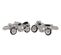 Classic Motorbike Cufflinks Supplied in Onyx Art Box