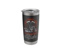 Classic Motorcycle Biker Good Things Come to Those Who Ride Stainless Steel Insulated Tumbler