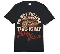 Classic Motorcycle Biker I'm Not Yelling This is My Biker Comfort Colors Adult Heavyweight T-Shirt
