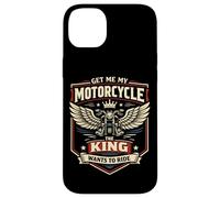 Classic Motorcycle Biker King Vintage Retro Get Me My Case for iPhone 14 Plus