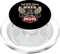 Classic Motorcycle Biker Mom Vintage Retro The Only Thing I PopSockets PopGrip for MagSafe