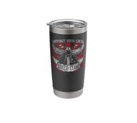 Classic Motorcycle Biker Support Your Local Biker Club Stainless Steel Insulated Tumbler