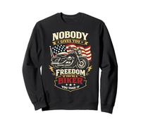 Classic Motorcycle Biker Vintage Retro Nobody Gives You Sweatshirt