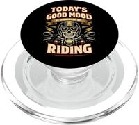 Classic Motorcycle Biker Vintage Retro Today's Good Mood Is PopSockets PopGrip for MagSafe
