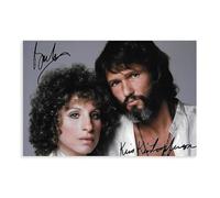 Classic Movie Cast A Star Is Born Dual Autographed Canvas Poster Wall Art Decor Print Picture Paintings for Living Room Bedroom Decoration 08x12inch(20x30cm)