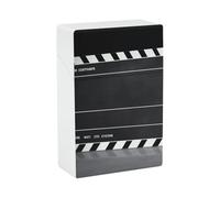 Classic Movie Clapboard Black Cigarette Case Portable Novelty Cigarette Packing Box Crush Proof Waterproof Cigarette Box Novelty Gifts for Friend