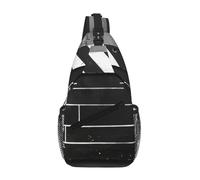 Classic Movie Clapboard Black Crossbody Sling Bag Crossbody Shoulder Chest Bag Shoulder Strap Waist Fanny Pack Men Women