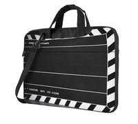Classic Movie Clapboard Black Laptop Bag 14 inch, Computer Briefcase Gifts for Men Women, 360 Protective Laptop Shoulder Bag