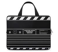Classic Movie Clapboard Black Laptop Sleeve Ultra-Thin, Lightweight & Waterproof 13inch Laptop Bags, Durable Neoprene Material, Portable Protective Computer Bag with Hand Strap