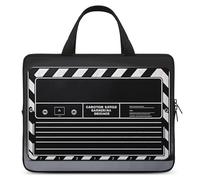 Classic Movie Clapboard Black Laptop Sleeve Ultra-Thin, Lightweight & Waterproof 17inch Laptop Bags, Durable Neoprene Material, Portable Protective Computer Bag with Hand Strap
