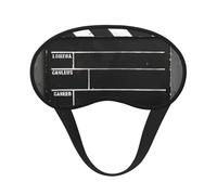 Classic Movie Clapboard Black Print Adults Washable Eye Mask for Sleeping Light Blocking Nap for Night Rest Cover