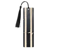 Classic Movie Clapboard Black Print Reading Page Markers Bookmarks, 5pcs Wood Bookmarks with Tassels, Gifts for Book Lovers