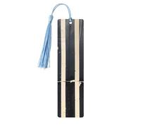 Classic Movie Clapboard Black Print Reading Page Markers Bookmarks, 5pcs Wood Bookmarks with Tassels, Gifts for Book Lovers