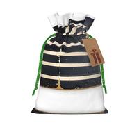 Classic Movie Clapboard Black Print Reusable Gift Bags,Drawstring Gift Bags For Jewelry And Gifts,For Festive Occasions