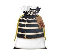 Classic Movie Clapboard Black Print Reusable Gift Bags,Drawstring Gift Bags For Jewelry And Gifts,For Festive Occasions