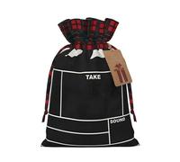 Classic Movie Clapboard Black Printing 4.7x6.9 Inch Christmas Bag Drawstring Closure,For Christmas Anniversaries Birthdays,Holds Gifts
