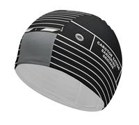 Classic Movie Clapboard Black Swim Cap for Adult, Elastic Fabric Swimming Cap, Comfortable Bathing Cap for Long & Short Hair