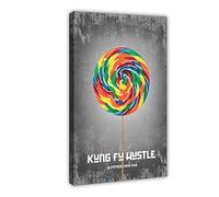 Classic Movie Kung Fu Hustle Canvas Poster Bedroom Decor Sports Landscape Office Room Decor Gift Frame: 16x24inch(40x60cm)