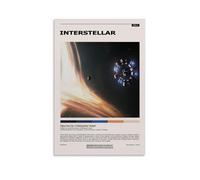 Classic Movie Minimalist Poster Interstellar Music Posters for Room Aesthetic Canvas Wall Art Bedroom Decor16x24inch(40x60cm)