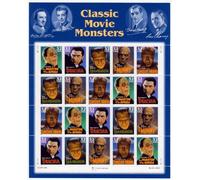 Classic Movie Monsters Collectible Stamp 32 Cent Sheet Scott 3168 by USPS