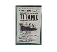Classic Movie Titanic Poster (14) Poster Painting Canvas Wall Art Living Room Posters Painting 08x12inch(20x30cm)