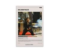 Classic Movies Poster Scarface 1983 Minimalist Music Posters for Room Aesthetic Canvas Wall Art Bedroom Decor12x18inch(30x45cm)
