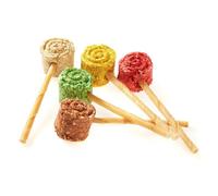 Classic Munchy Lollipop / Solid Stick for Dogs, Multi-Colour, 125 mm, Pack of 50