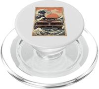 Classic Muscle Car Great Wave Japanese Art Style Design PopSockets PopGrip for MagSafe