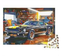 Classic Muscle Car Jigsaw Puzzles for Adults Interesting Puzzle Game 1000 Jigsaws Brain Challenge for Adults Gifts 70x50cm/1000pcs