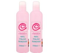 Classic Nail Polish Remover 250ml - 2 Pack | Quick & Gentle Nail Varnish Removal | Ideal for Natural & Artificial Nails | Salon-Quality Results | Nourishes Cuticles | Long-Lasting Formula