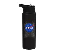 Classic NASA Distressed Logo Stainless Steel Insulated Water Bottle