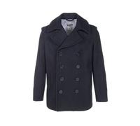 Classic Navy Peacoat with Double Breasted Buttons - male - Schott NYC - Double-Breasted Coats - Blue - 2XL - Coats 2XL