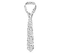 Classic Neck Tie Hand Sketch Musical Notes Men'S Necktie