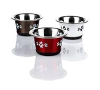 Classic Non-Slip Stainless Steel Posh Paws Dish - 250mm