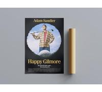 Classic Nostalgic Movie Posters Happy Gilmore Wall Art (A2 Size 42cmx59.4cm)