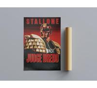 Classic Nostalgic Movie Posters Judge Dredd Wall Art (A3 Size 29.7cmx42cm)