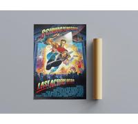 Classic Nostalgic Movie Posters Last Action Hero Wall Art (A4 Size 21cmx29.7cm)