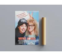 Classic Nostalgic Movie Posters Waynes World 2 Wall Art (A4 Size 21cmx29.7cm)