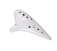 Classic Ocarina 12 Hole Ocarina AF Tune For Beginners(White crack)