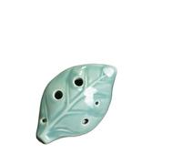 Classic Ocarina Ocarina 6 Holes Professional Beginner Instrument(Green)