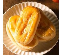 Classic old style wife cake, wife cookies, traditional hand-made cake, sesame cake, substitute breakfast bread, instant biscuits, Dim sum, glutinous rice soft cake, dessert, casual snack (8 packs)