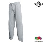 Classic Open Hem Jog Pants - Cotton Blend, Black/Navy/Grey, S-2XL, 280gsm
