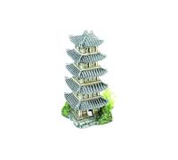 Classic Oriental Tower & Plants Aquarium Ornament Fish Tank Decoration 3156