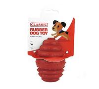 CLASSIC Oval Ball Rubber Dog Toy - 140mm - Red